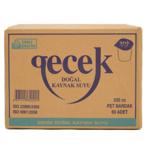 200 cc gecek bardak su 60 adt